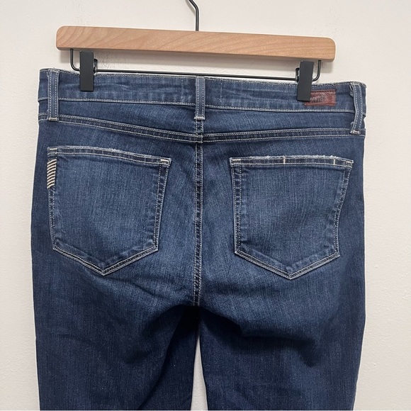 PAIGE Skyline Ankle Peg Raw Step Hem Jeans Size 30 - Picture 5 of 12